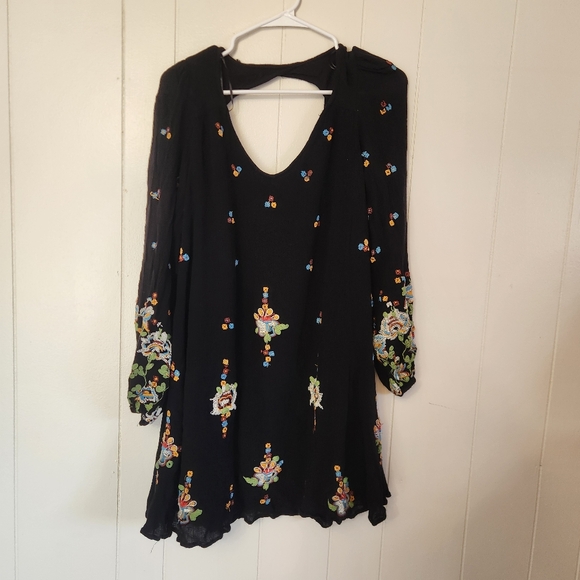 Free People Oxford Embroidered Shift Dress - Picture 2 of 5